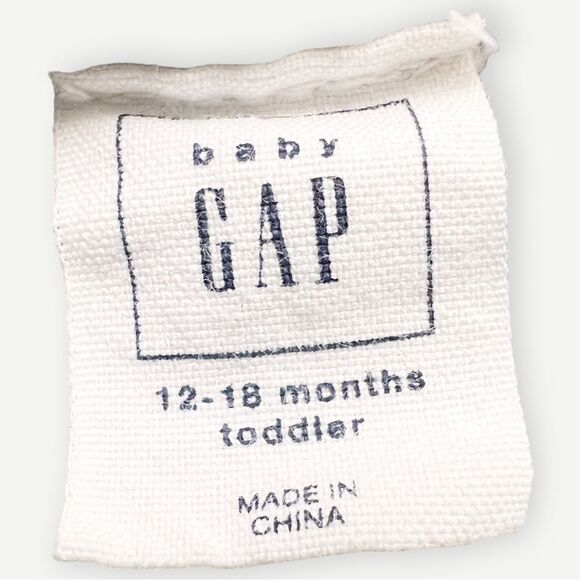 Baby Gap Girls Kids Button Shoulder Ruffle Hem Sweater Dress. 12-18 Months. - Picture 4 of 6